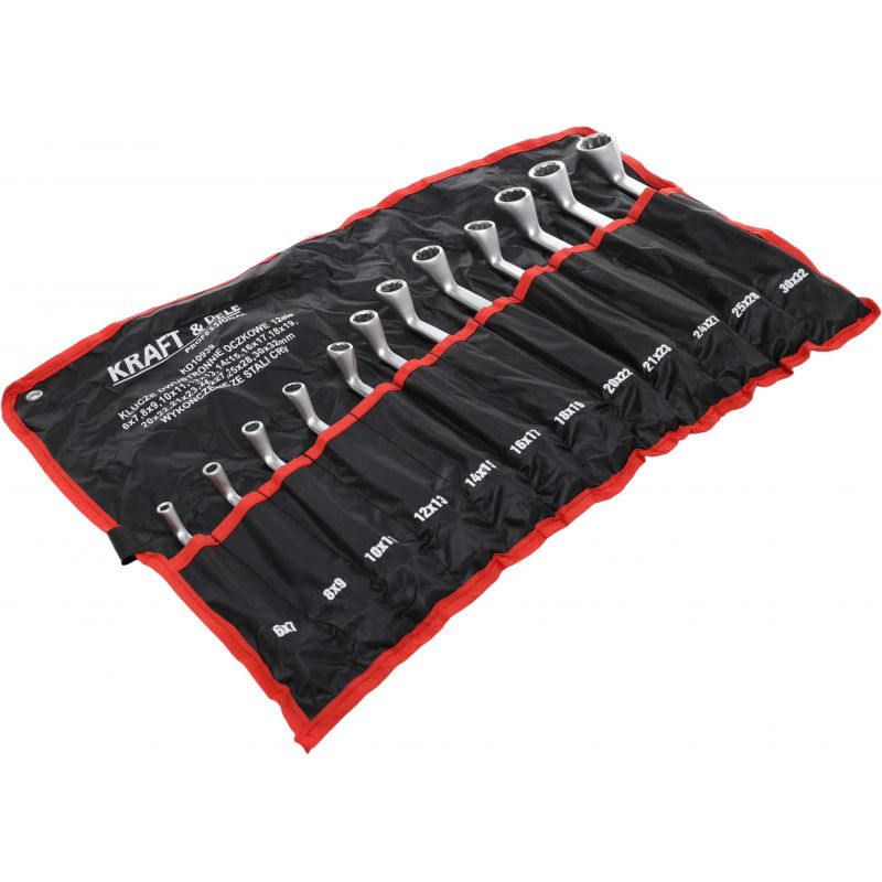 Klucze dwustronnie-oczkowe 12el. KD10939