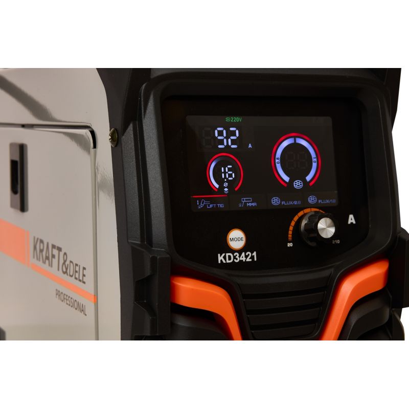 Spawarka inweroorowa 220A / mig flux / tig lift / mma KD3421