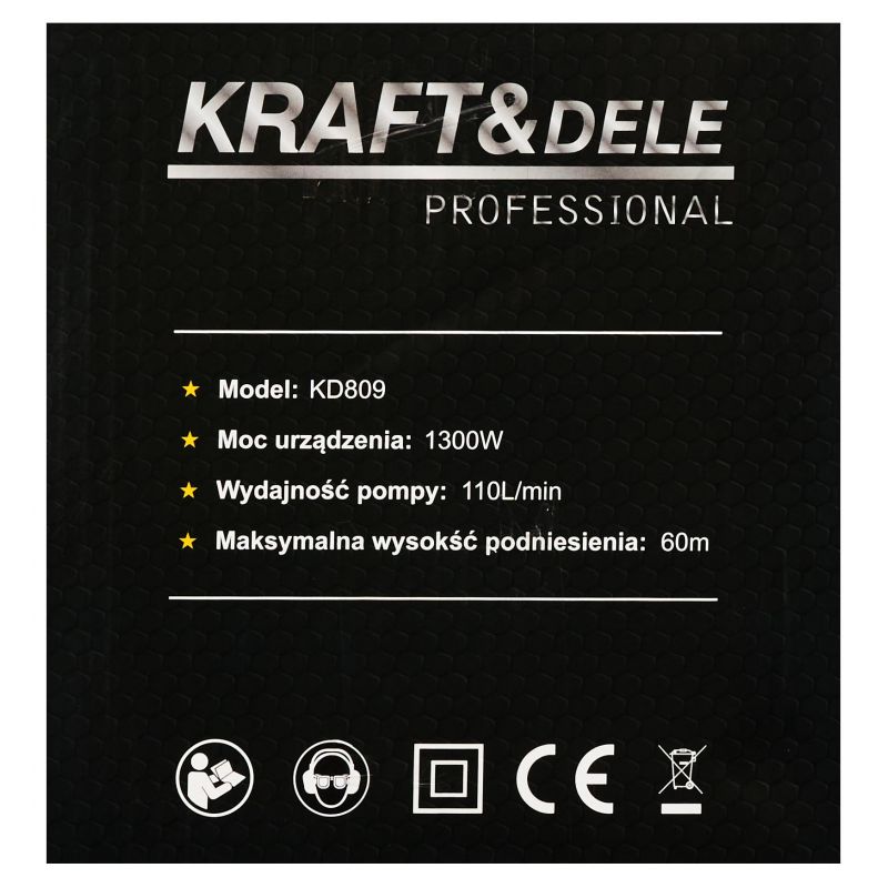 Pompa do wody hydroforowa 1" 1300W 110L/min KD809