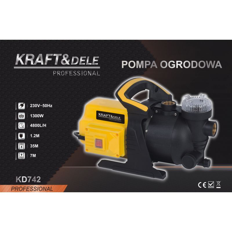 Pompa ogrodowa 1300W KD742