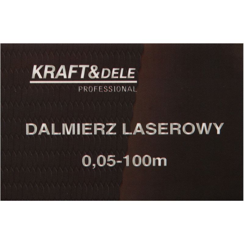 Laserowy miernik cyfrowy dalmierz 100m KD10408