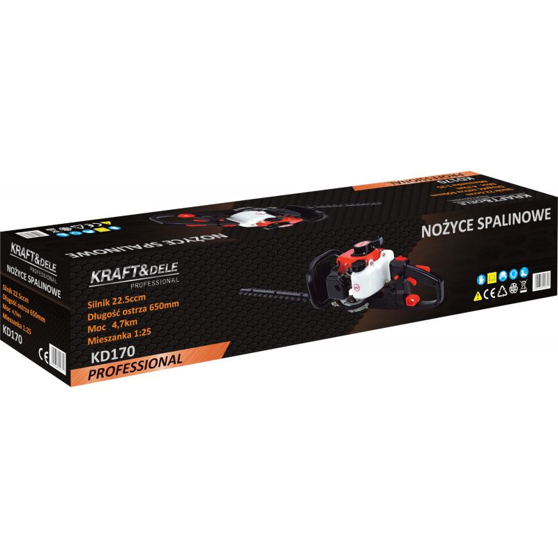 Spalinowe nożyce do żywopłotu 65cm KD170