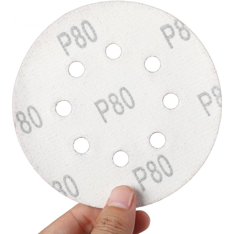 Papier ścierny 50szt. krążek 125mm P80 na rzep KD11809