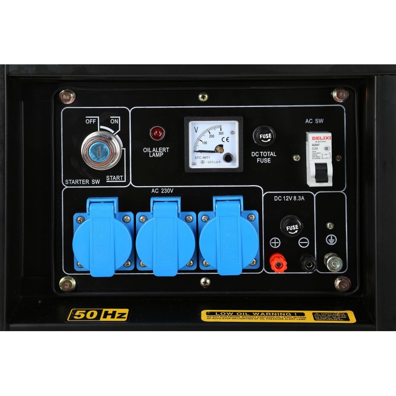 Dieselová elektrocentrála 6500W 12/230V KD122