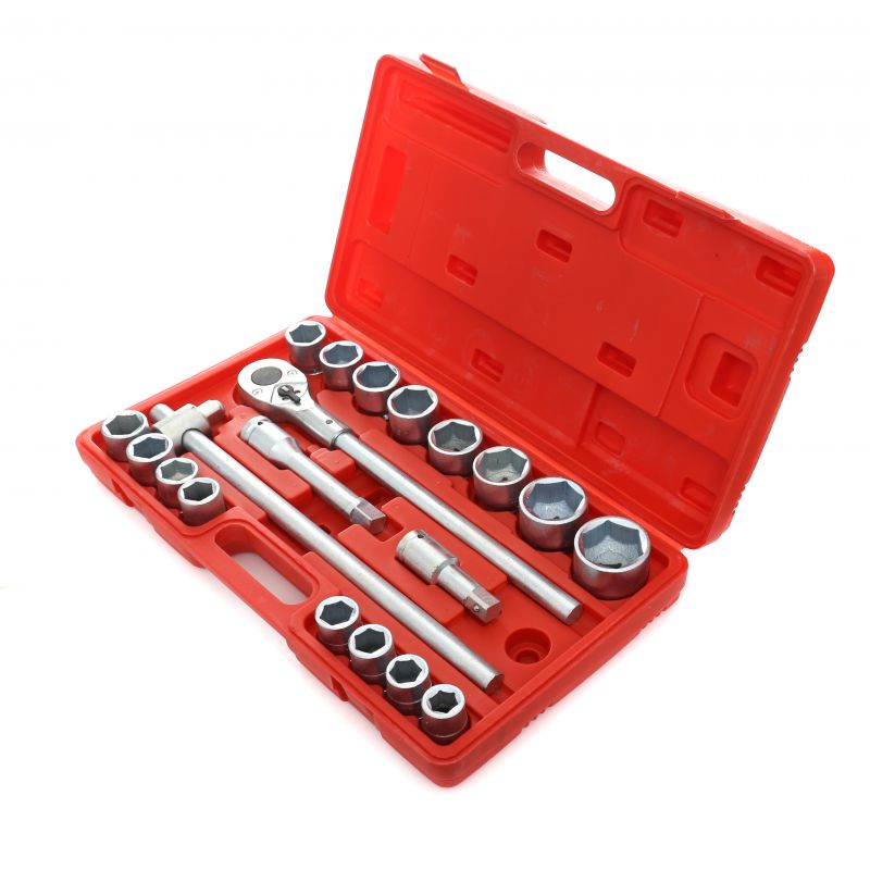 Klucze Nasadowe 3/4 Duże Nasadki KD304 SZEŚCIOKĄTNE 21EL