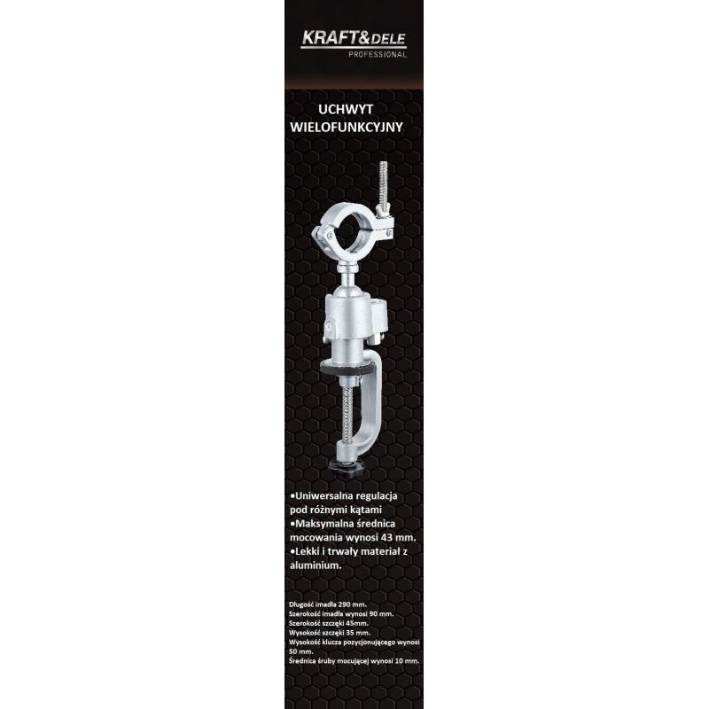 Uchwyt wielokątowy/obrotowy do wiertarki KD10683