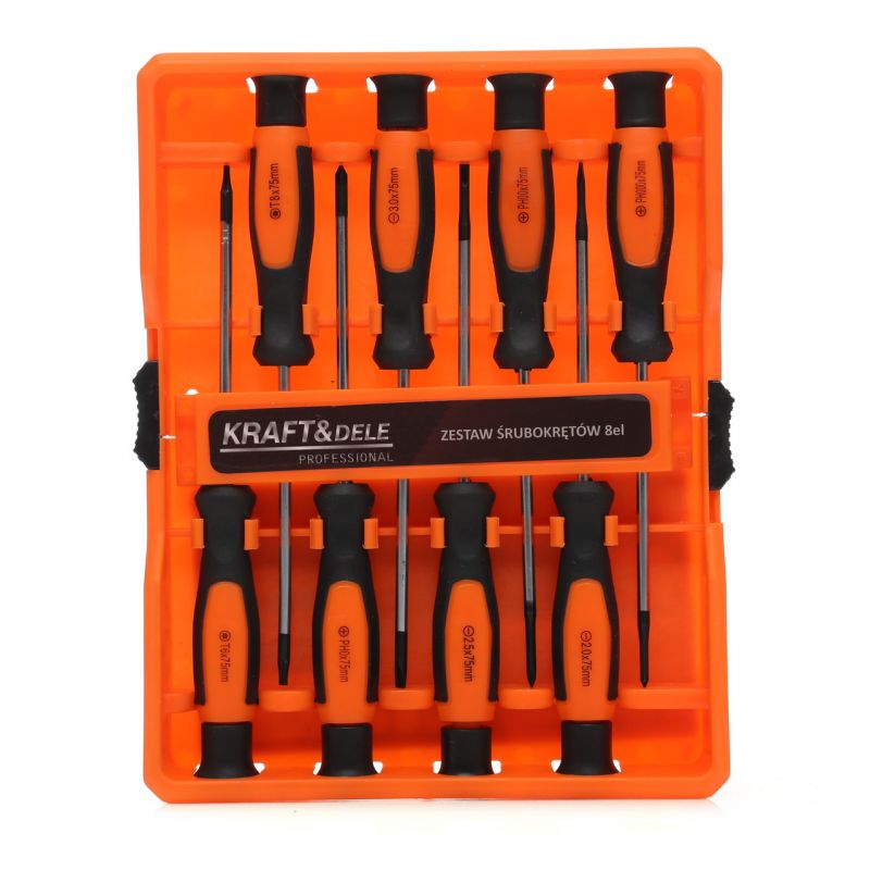 Zestaw śrubokrętów 8el. KD10908