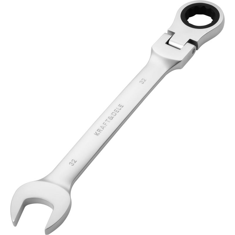 Klucze płasko-oczkowe z grzechotką łamane 6-32 22el. KD11053