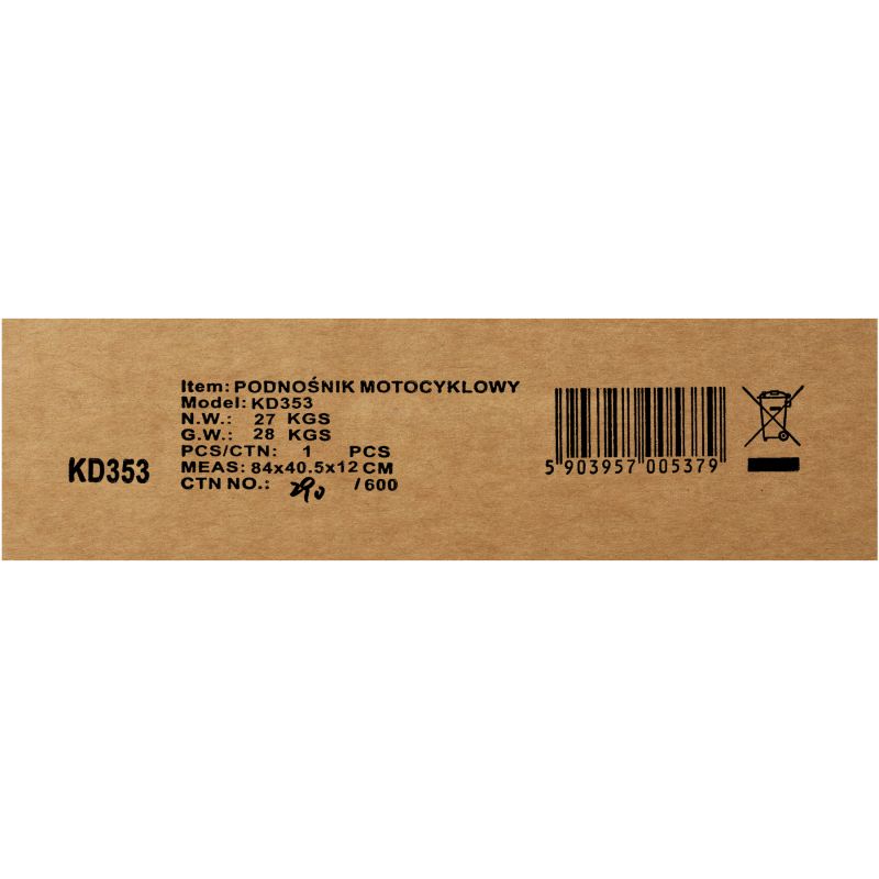 Podnośnik motocyklowy ATV 680kg KD353