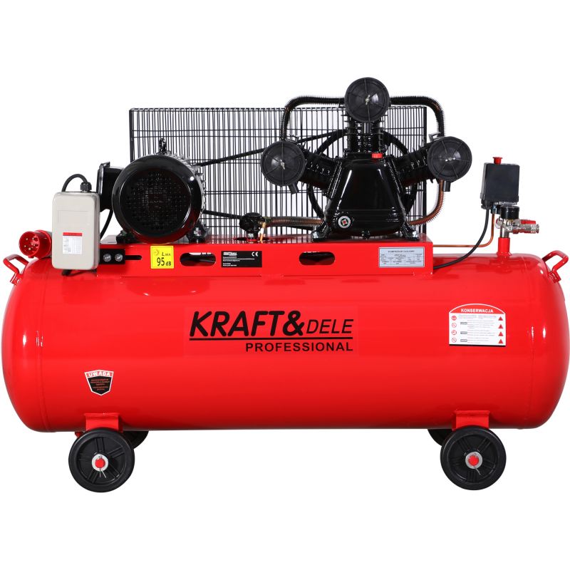 Kompresor Olejowy 200L 3 Tłoki 400V KD408