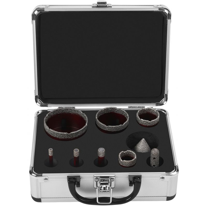 Zest. otwornic diamentowych+frez stożkowy KD12642