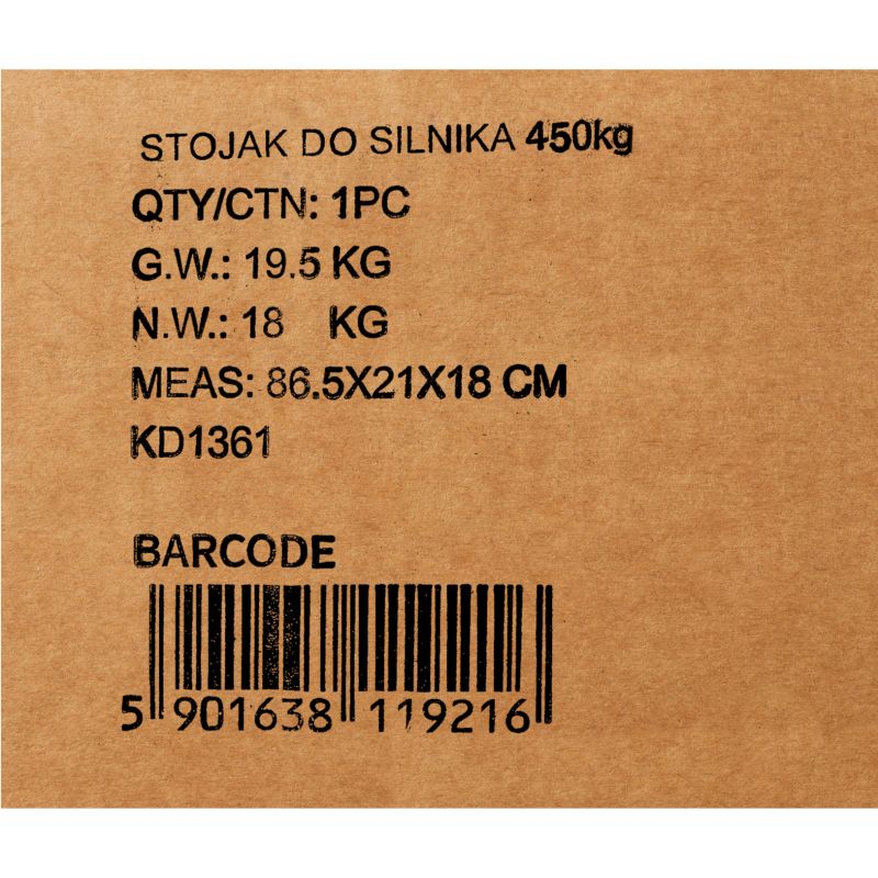 Stojak do silnika i skrzyni biegów 450kg KD1361