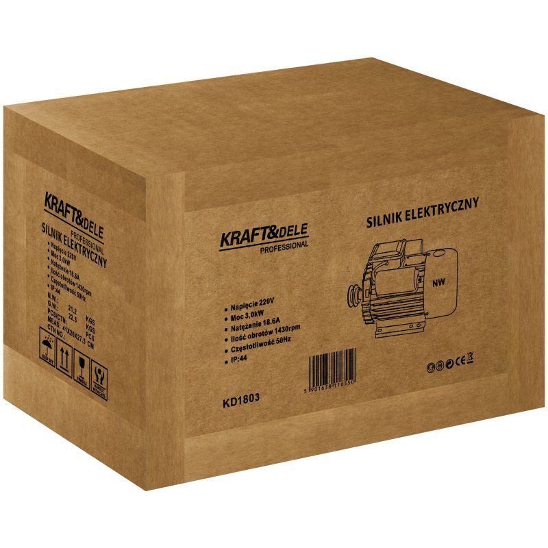 Silnik elektryczny 3kW 220V 1430rpm KD1803