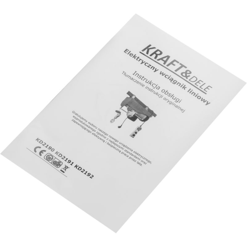 Wyciągarka elektryczna 230V 1350W KD2192