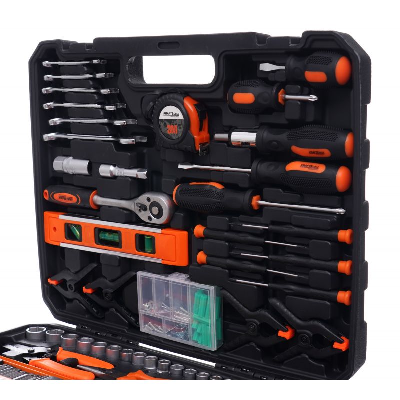 Zestaw narzędzi 168el. KD10837