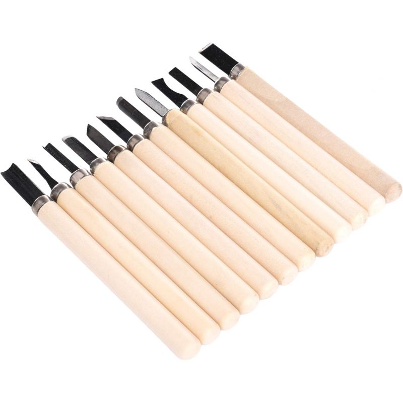 Sada 12 rezbárskych dlát. KD11774