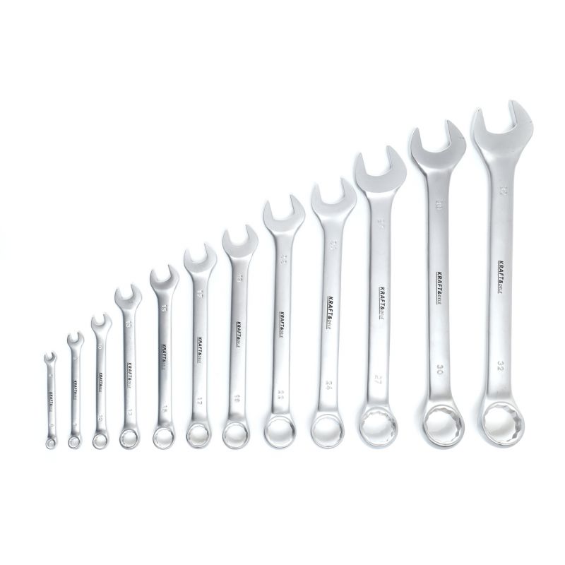 Klucze płasko-oczkowe 12el. KD10938