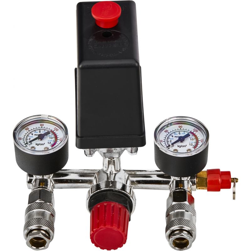 Tlakový spínač pre kompresor 8BAR s reguláciou tlaku KD2176