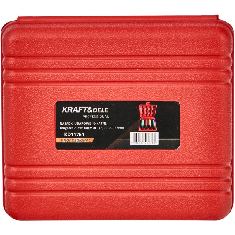 Nasadki udarowe 4el. 1/2" L:79 KD11751