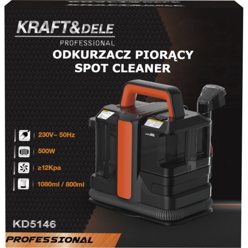Odkurzacz piorący 500W 12Kpa KD5146