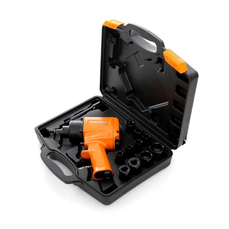 Klucz udarowy pneumatyczny 1050Nm KD1425 + nasadki