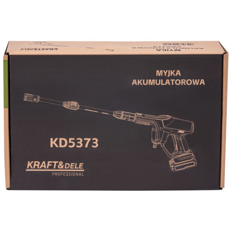 Myjka wysokociśnieniowa akumulatorowa 21V 3Ah KD5373