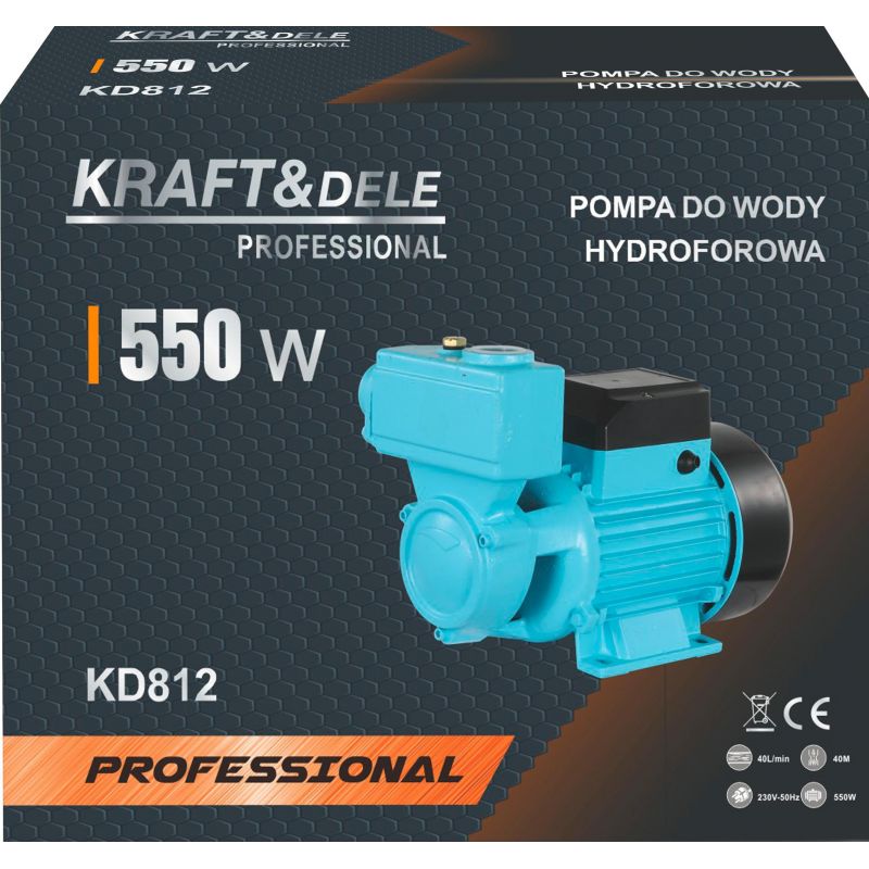 Pompa do wody hydroforowa 550W 40L/min KD812