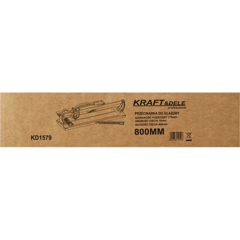 Przecinarka do glazury 800mm/16mm/175mm KD1579