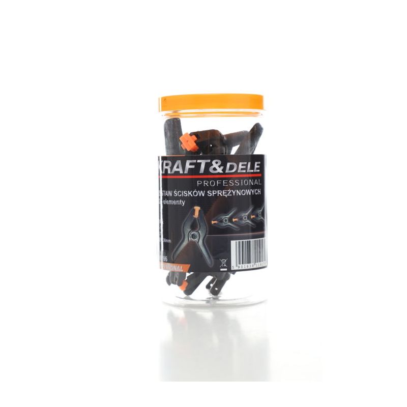 Zestaw ścisków sprężynowych 2/3' KD10186