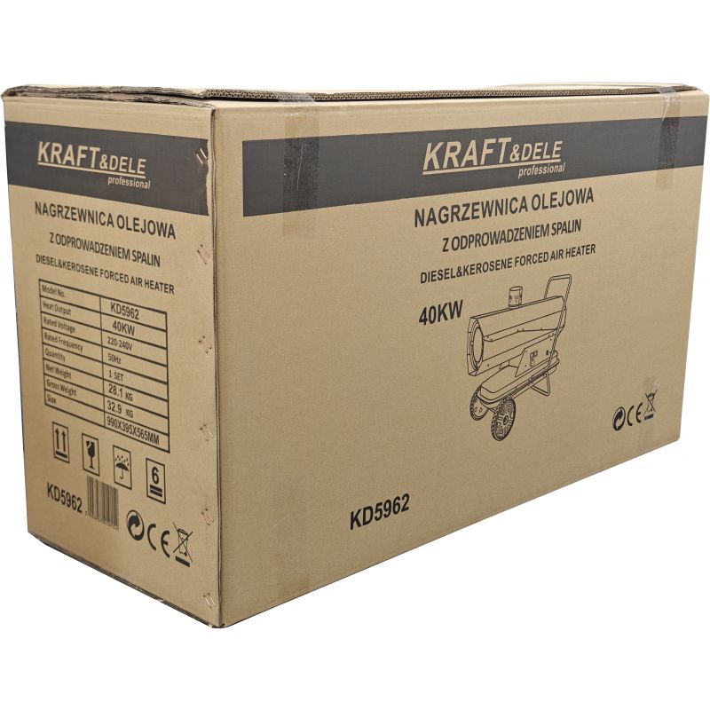 Olejový ohrievač 40 kW, model KD5962