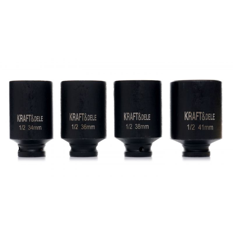 Nasadki udarowe 1/2" 6-KĄTNE 4 szt. KD11754