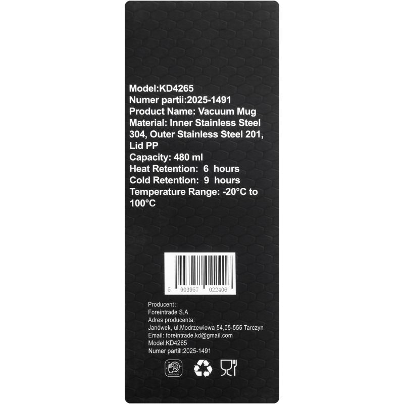 Kubek termiczny 480ml KD4265