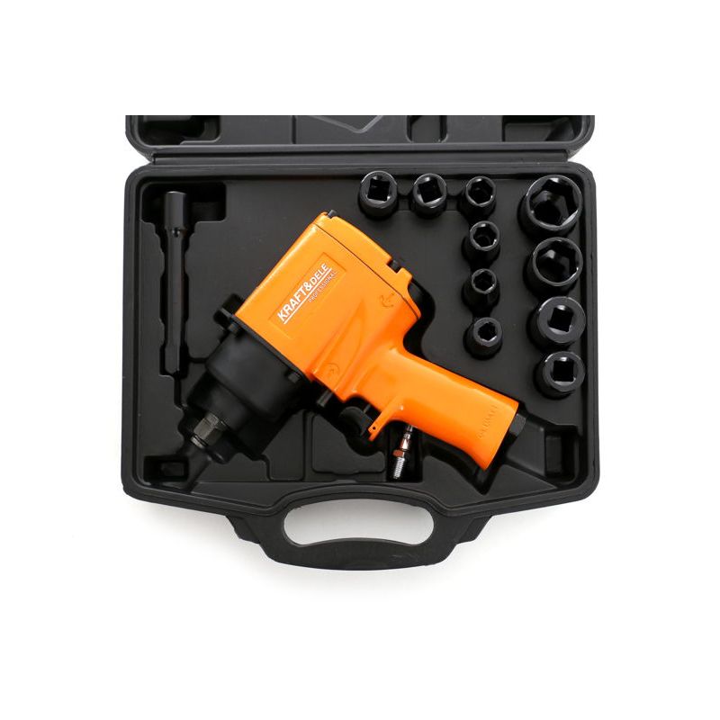 Klucz udarowy pneumatyczny 1050Nm KD1425 + nasadki