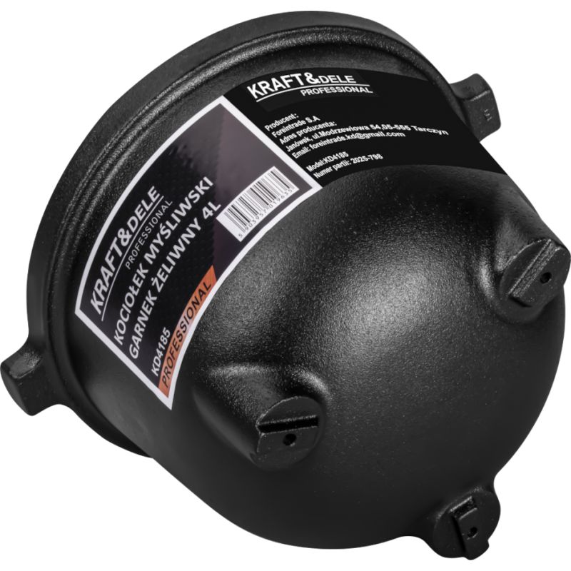 Kociołek myśliwski / Garnek żeliwny 4L KD4185