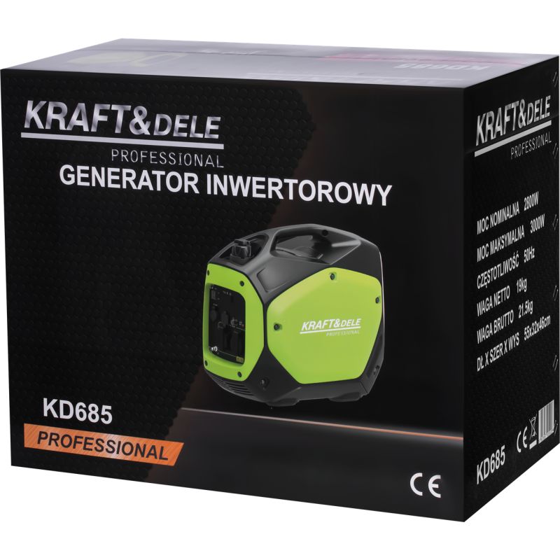 Invertorový generátor 2,8kW / 3kW KD685