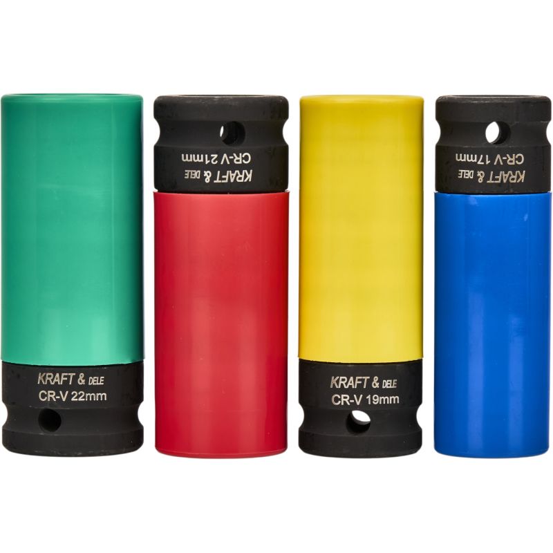 Nasadki udarowe 4el. 1/2" L:79 KD11751