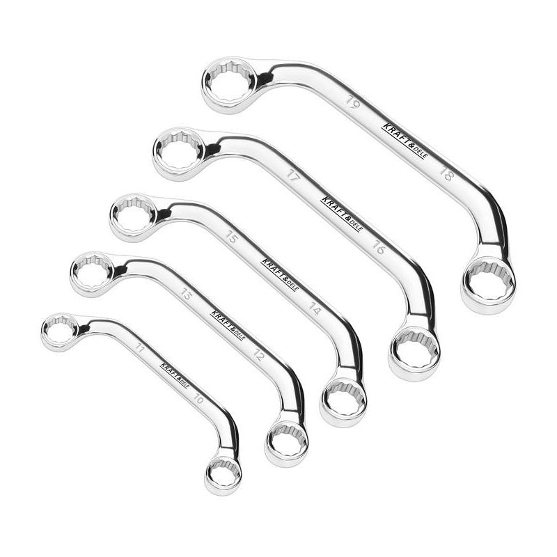 Klucze płasko-oczkowe 12el. KD11301