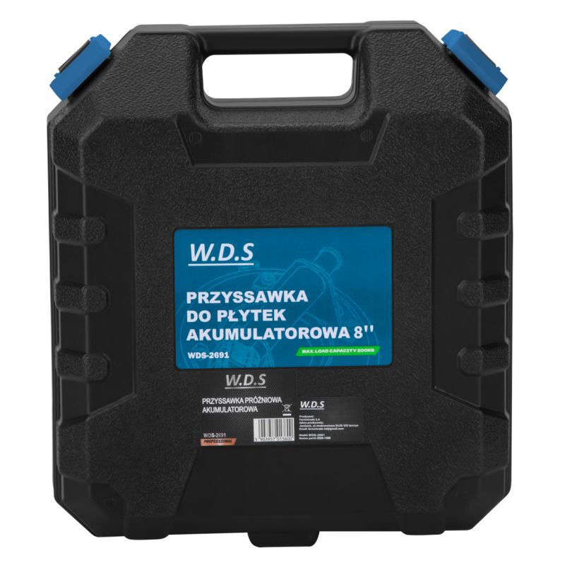 Przyssawka akumulatorowa 200mm 200kg USB-C WDS2691