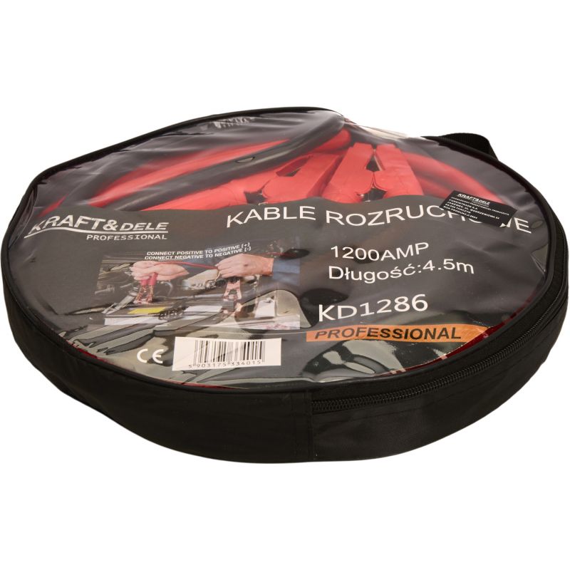 Kable rozruchowe 1200A 4,5m KD1286
