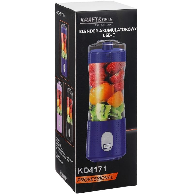 Nabíjací mixér USB-C 380ml / 2x3000mAh KD4171