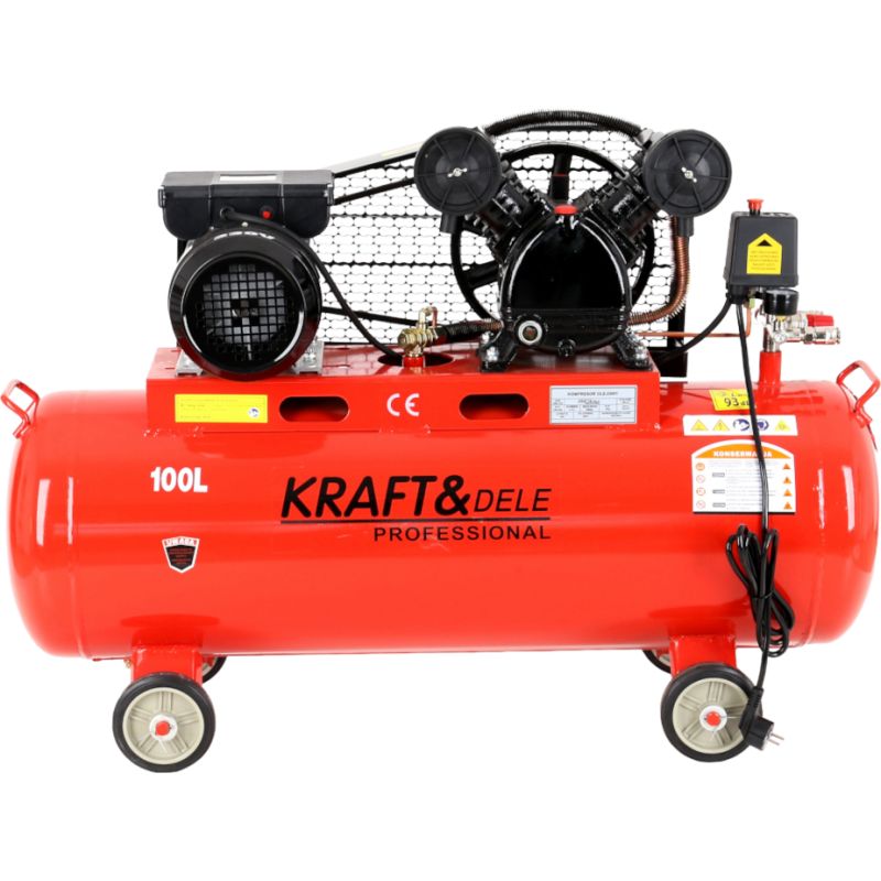 Olejový kompresor 100L 230V KD402