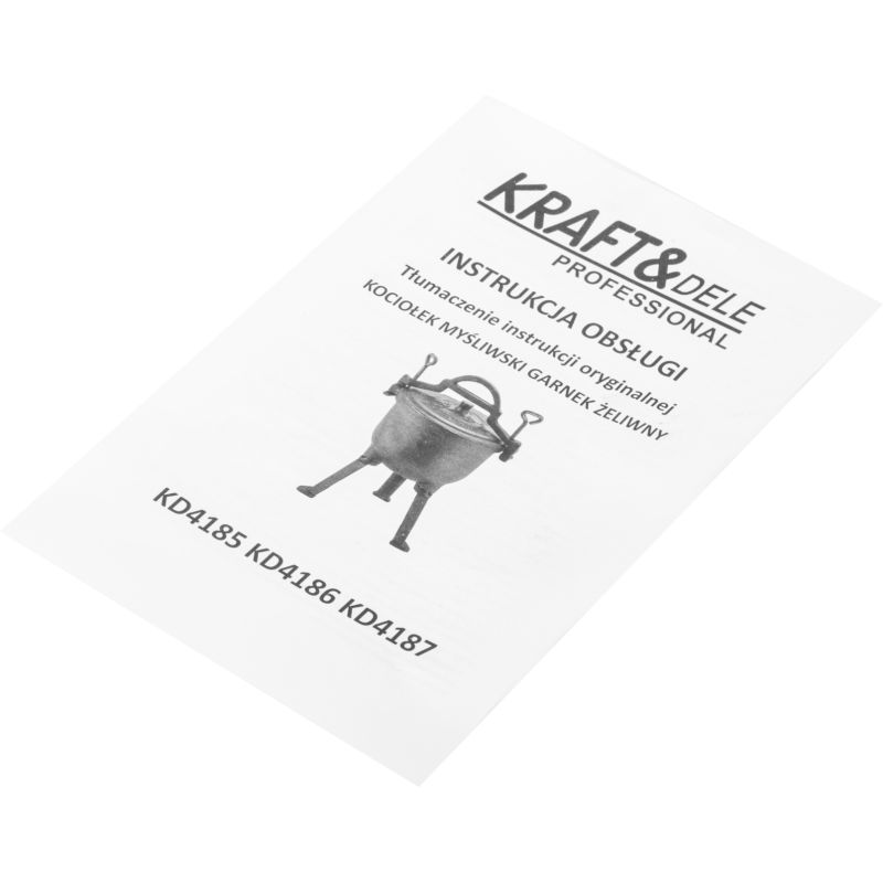 Kociołek myśliwski / Garnek żeliwny 4L KD4185