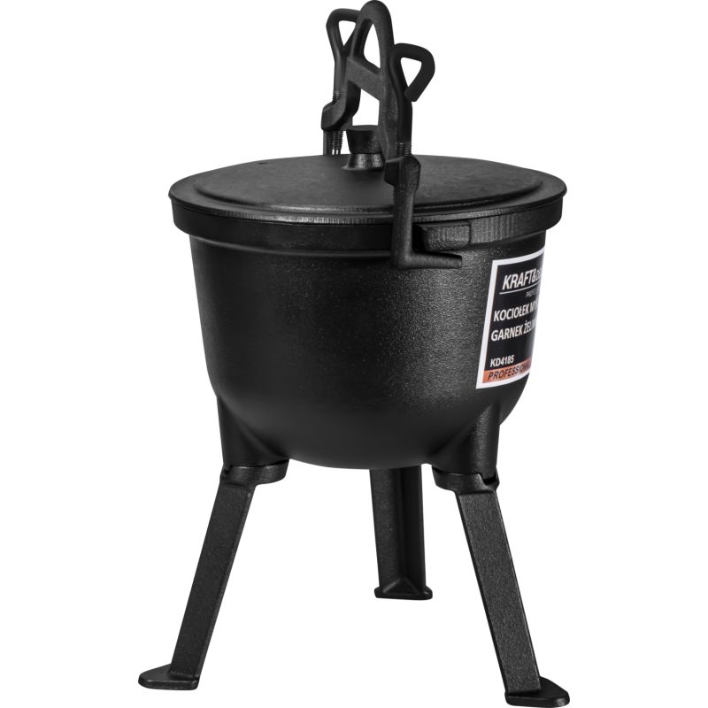 Kociołek myśliwski / Garnek żeliwny 4L KD4185