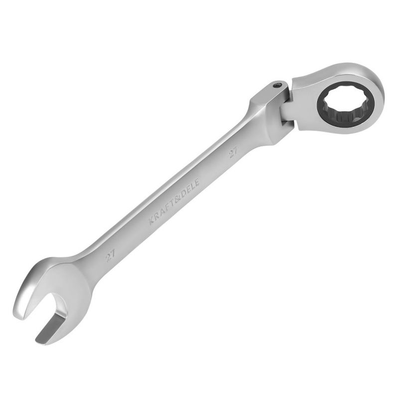 Klucze płasko-oczkowe z grzechotką łamane 13szt 8-32mm KD11305